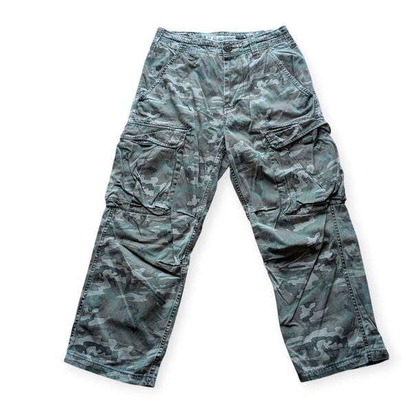【ユーズド古着】リアルクラッシュクロージング Real Crush Clothing カーゴパンツ ミリタリー カモフラ