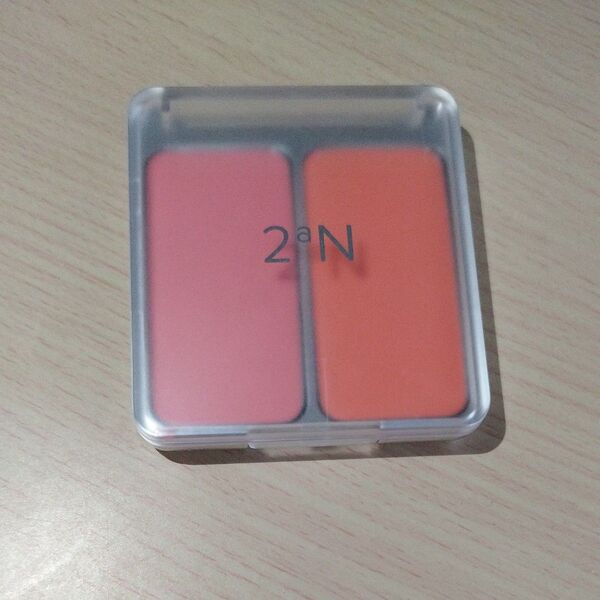 2an チーク dual cheek 4 HOT LIVING CORAL コスメ