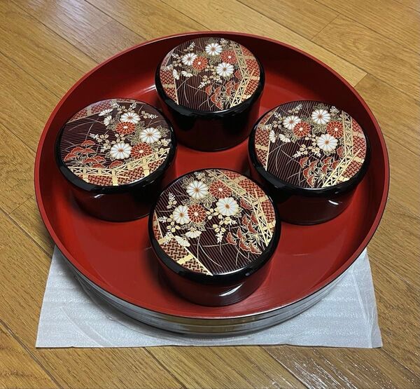 寿司桶セット 和食器 蓋付き器 しゃもじ付き