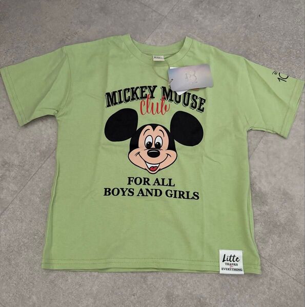 【新品】littc リトシー ディズニー ミッキー Tシャツ 110cm