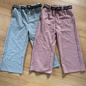 【未使用品】ガールズ ズボン パンツ 130cm 2枚セット