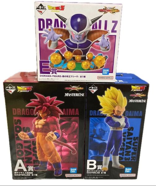 【未開封】一番くじ ドラゴンボール VSオムニバスCROSS A+B+E賞 3種セット