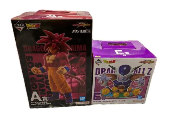 一番くじドラゴンボールvsオムニバスCROSS A賞超サイヤ人4孫悟空 E賞悪の帝王フリーザ フィギュア
