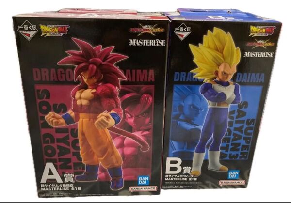 一番くじ ドラゴンボールvsオムニバスCROSS A賞 超サイヤ人4孫悟空 B賞 超サイヤ人3ベジータ