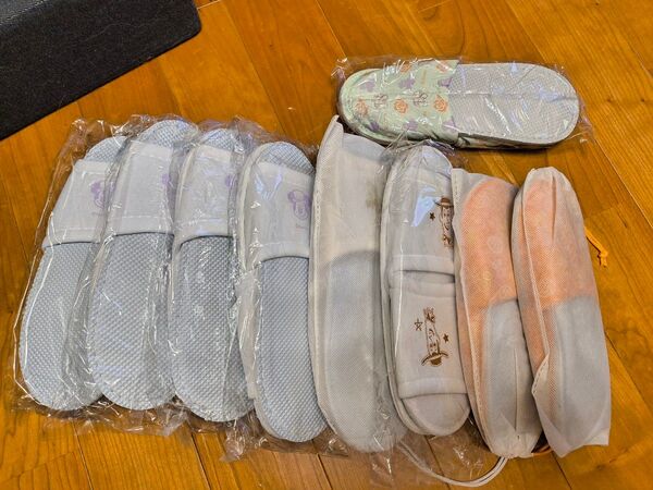 ディズニーホテル 宿泊者限定スリッパセット 大人5子供4