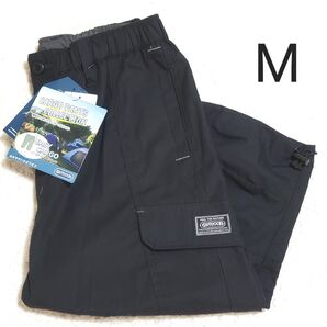 新品 アウトドアプロダクツ OUTDOOR PRODUCTS 膝下 カーゴパンツ 黒 ブラック メンズ M ハーフパンツ ボトムス