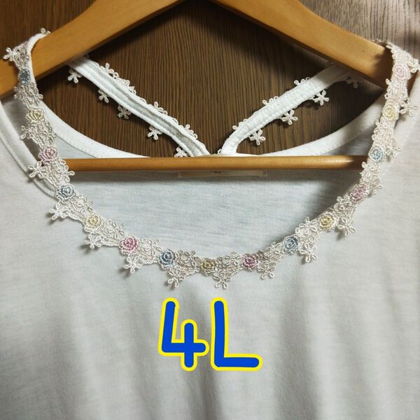 【値下げ中】3XL 4L 4XL 5L 大きいサイズ レディース カットソー