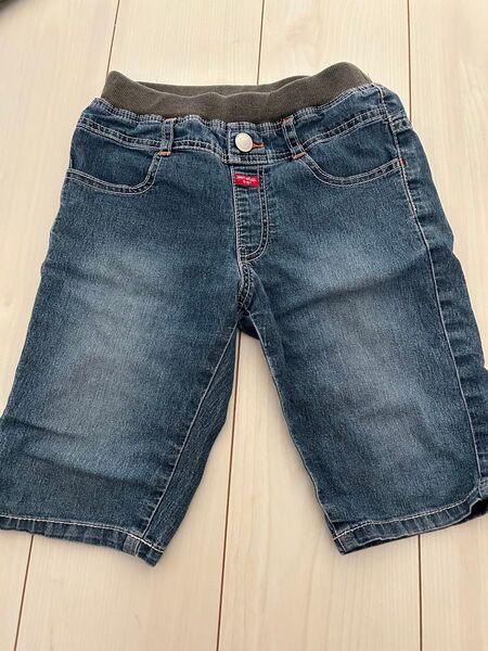デニム ハーフパンツ ジーンズ 130