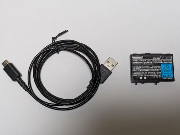 ニンテンドー DS Lite専用USB充電器と電池パック