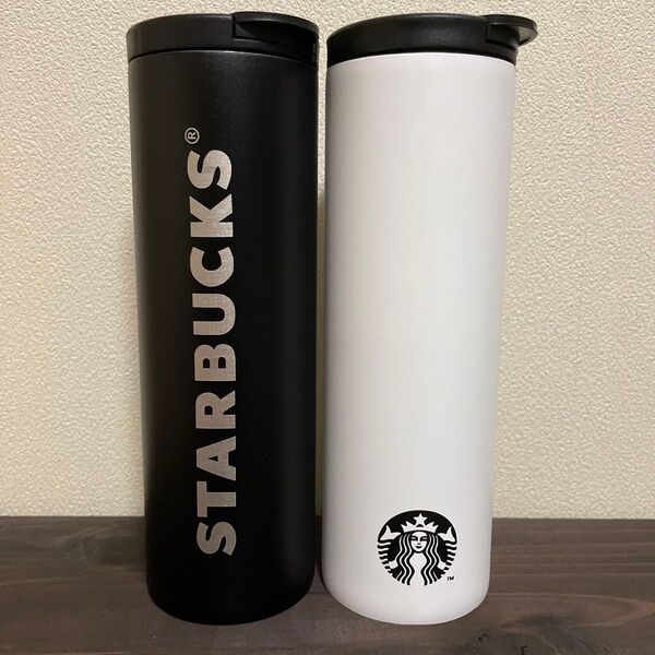 スターバックス STARBUCKS スタバ ステンレスボトル タンブラー ブラック ホワイト 海外限定