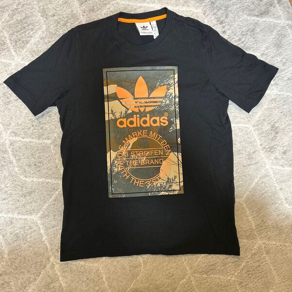 adidas Tシャツ M トップス 半袖 ブラック