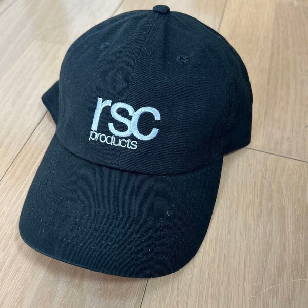 【新品未使用】RSC キャップ 帽子 黒 rscロゴ刺繍コットンCAP rsc products