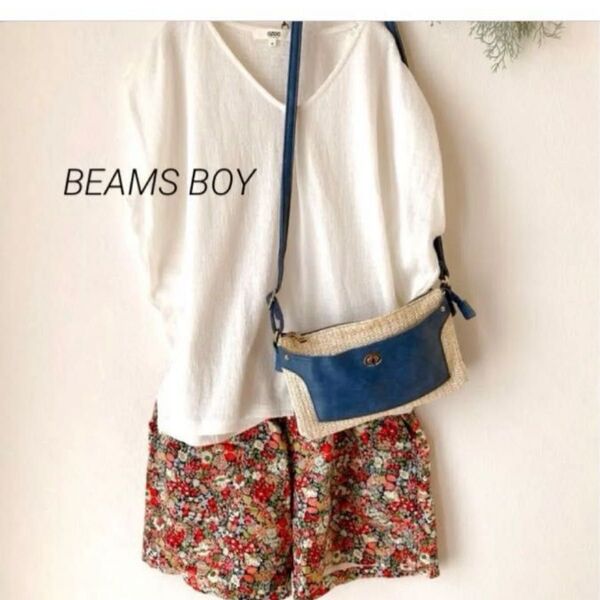229 ショートパンツ【 BEAMS BOY 】 ビームスボーイ ショート丈 短パン 花柄 短パン