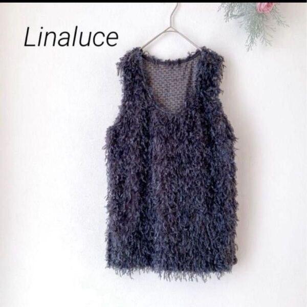 241 【 Linoluce/リノルーセ 】グレー キャミソール ベスト ジレ