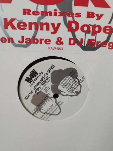 MAW PUPPAH NAS-T & DENISE WORK REMIXES レコード
