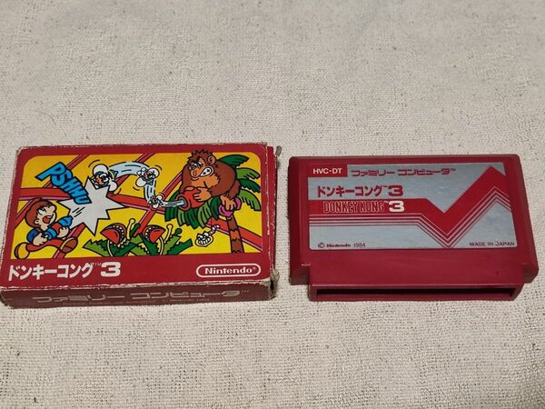 ドンキーコング3 ファミコン 箱