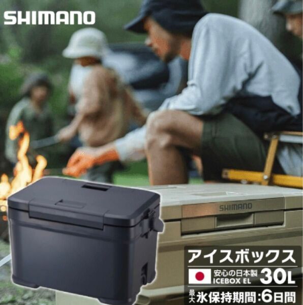 クーラーボックス 30L アイスボックスEL ICEBOX EL 30L NX-230V チャコール 01