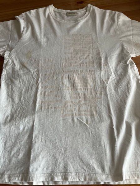 希少メゾンキツネ ブルーブルーコラボTシャツ ホワイト サイズ2