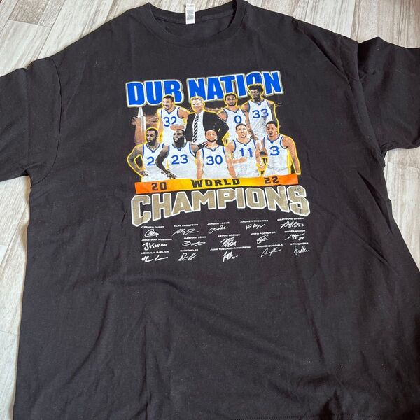 ゴールデンステート・ウォリアーズ 2022年 NBA 優勝記念 Tシャツ スティフンカリー