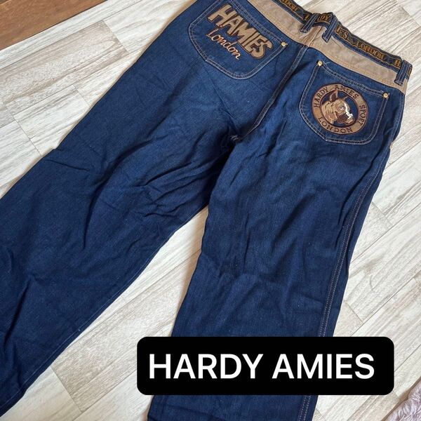 HARDY AMIES SPORTS ハーディエイミス デニムパンツ ゴルフ 刺繍