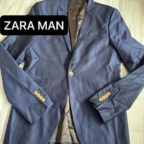 ZARA MAN テーラードジャケット ジャケット ネイビー