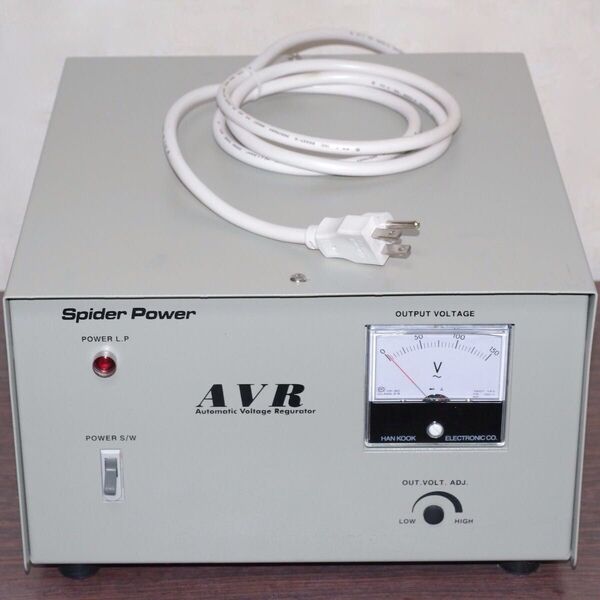 自動電圧調整器 Spider Power AVR 1KVA 交流安定化電源未使用
