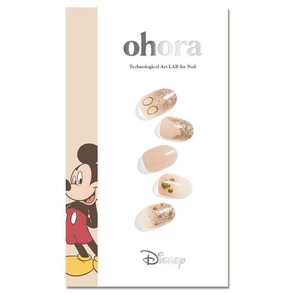 【ohora】ミッキー ネイルシール セミキュアジェルネイル