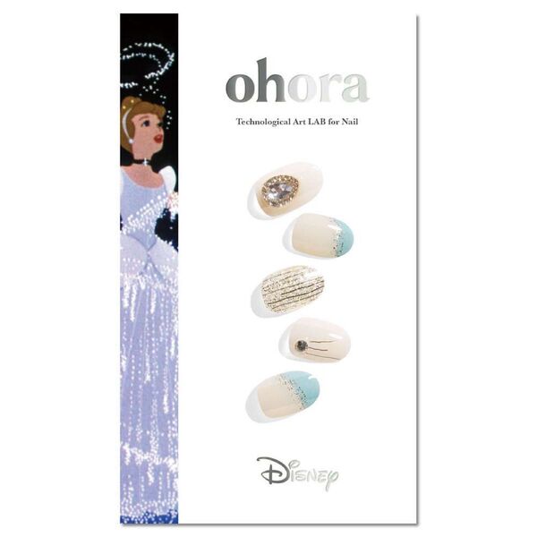 【ohora】シンデレラ ネイルシール セミキュアジェルネイル