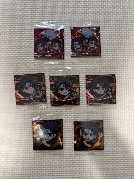 ナルト ウエハース シール カカシ うちは イタチ テンゾウ シスイ シークレット にふぉるめーしょん NARUTO 暗部 SEC