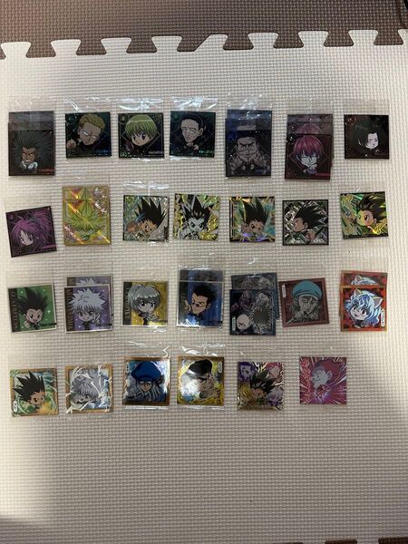 ハンターハンター ウエハース シール ステッカー 38枚 まとめ売り シークレット 込み ヒソカ ゴン 幻影旅団 etc.