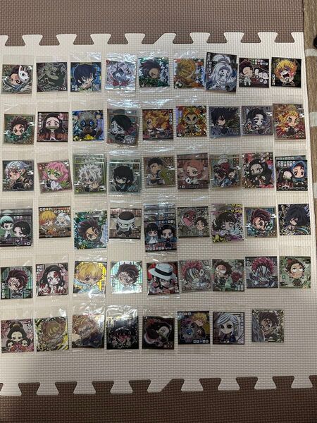 鬼滅の刃 ウエハース シール ステッカー まとめ売り にふぉるめーしょん シールウエハース