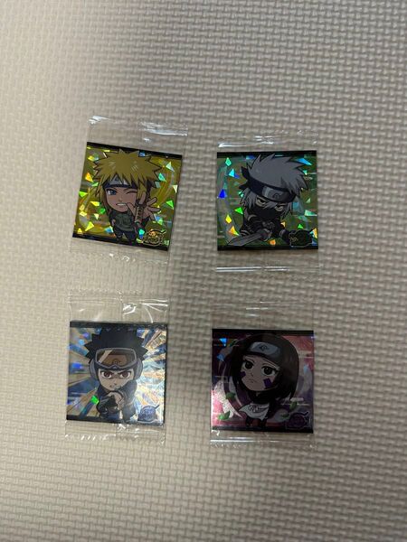 ナルト NARUTO ウエハース シール にふぉるめーしょん シールウエハース ミナト カカシ オビト リン セット ステッカー