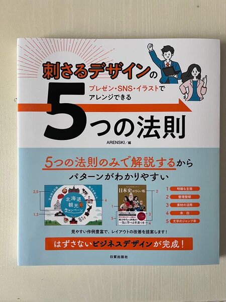 刺さるデザインの5つの法則 プレゼン・SNS・イラストでアレンジできる ARENSKI/編