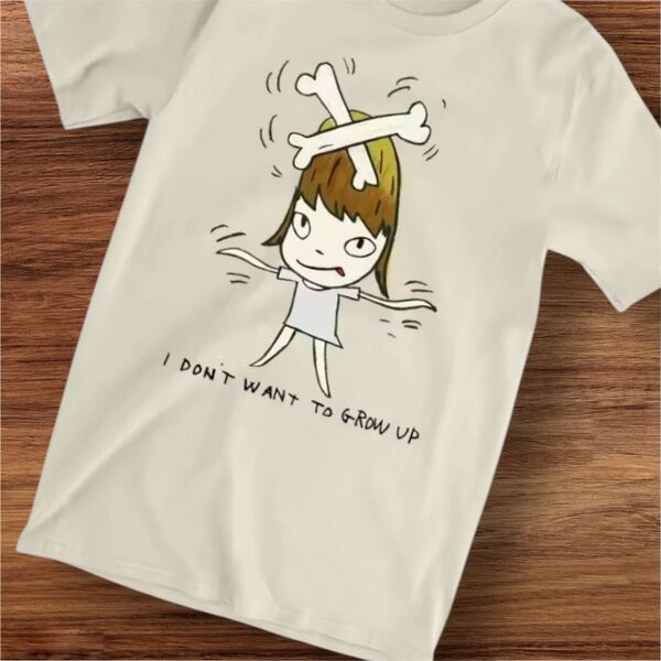 奈良美智 高品質コットンスパンデックス ストレッチTシャツ XL