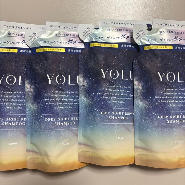 YOLU ヨルディープナイトリペア・シャンプー350mL×4