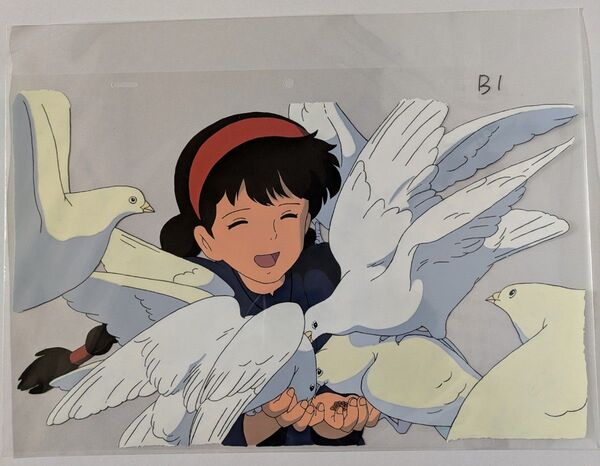 美品希少 ジブリ 天空の城ラピュタ セル画