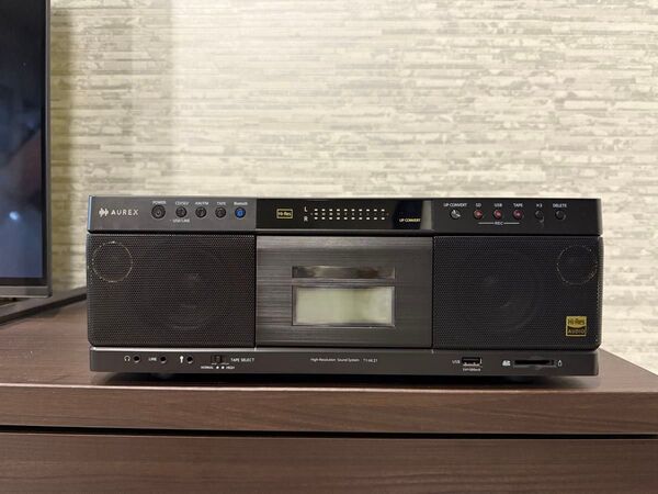 TY-AK21 2023年製ラジカセ AUREX ハイレゾ