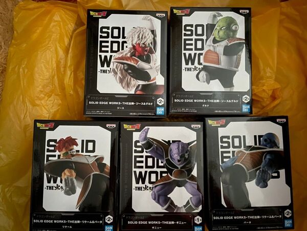 ドラゴンボールZ SOLID EDGE WORKS ギニュー特戦隊 ジース バータ グルド リクーム ギニュー 5体セット