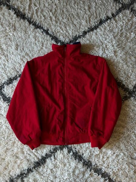 90s Eddie Bauer 短丈 ウォームアップジャケット 黒タグ
