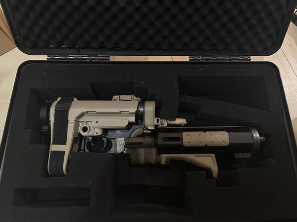 【カスタム済エアソフトガン】BCM MWSベースカスタム ケース付き 東京マルイ ガスガン M4 ガスブローバック