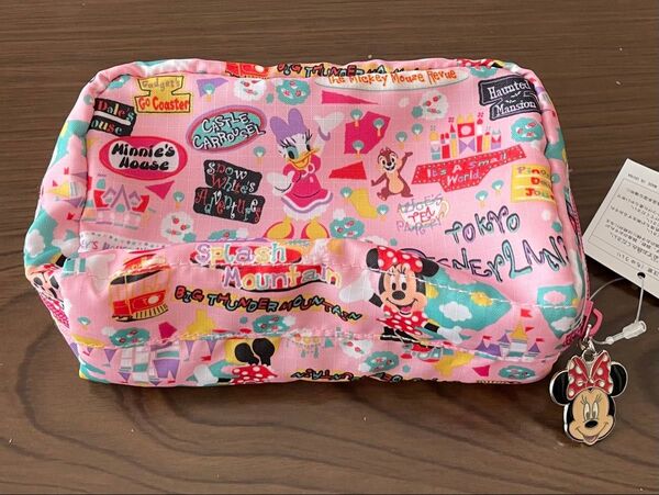 ★新品未使用★東京ディズニーランド ポーチ ピンク