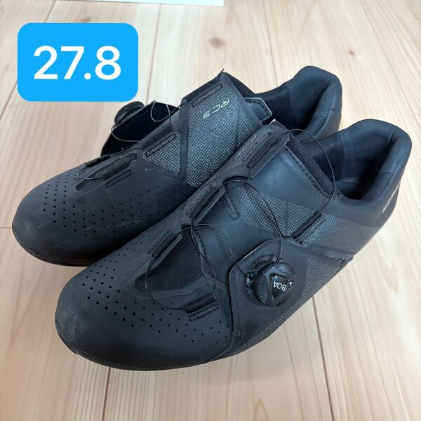 サイズ27.8 シマノ RC3(SH-RC300) ブラック SPD-SL ビンディングシューズ