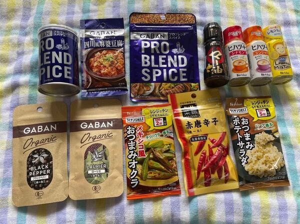 ハウス食品 GABAN ギャバン シーズニング 四川風麻婆豆腐 (16.5g) 1個他スパイスセット