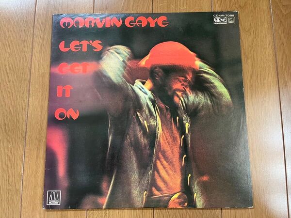 レア美盤4チャンネル盤マービン・ゲイMARVIN GAYE国内盤LP Let's Get It OnレコードCD-4/4CH