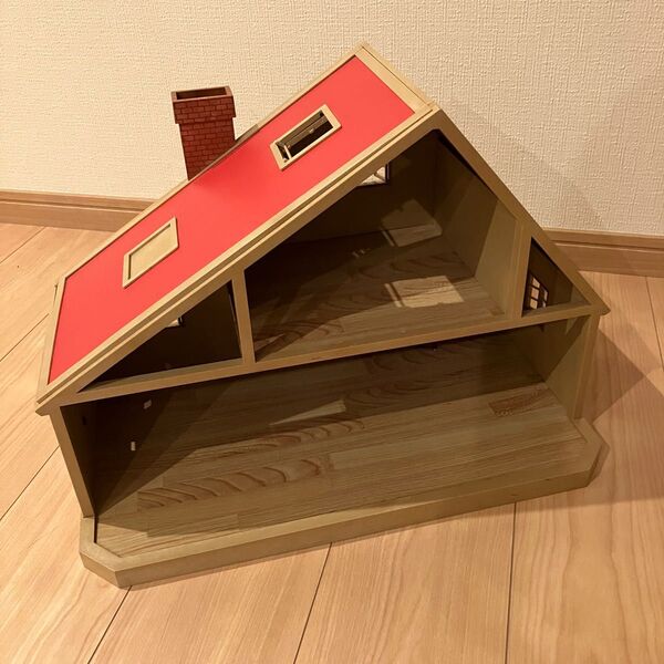 シルバニアファミリー おもちゃ エポック社 赤い屋根の大きなお家 ドールハウス 初期