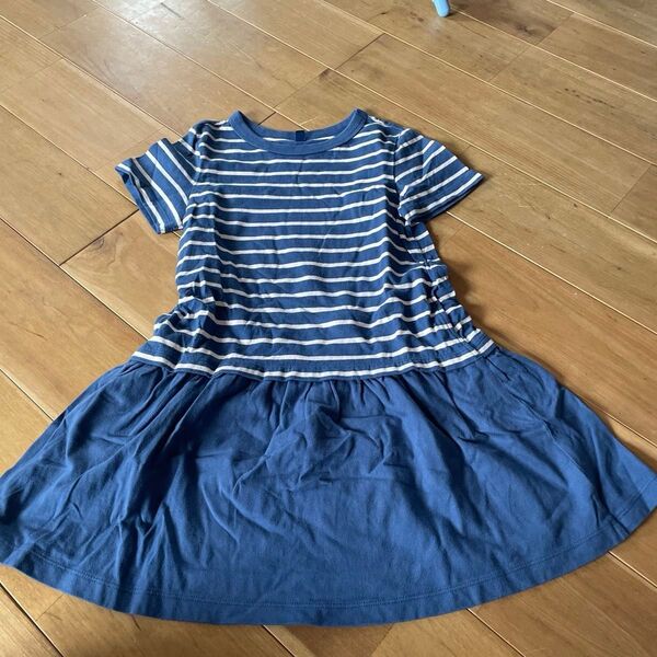 子供服 ボーダー柄ワンピース 130