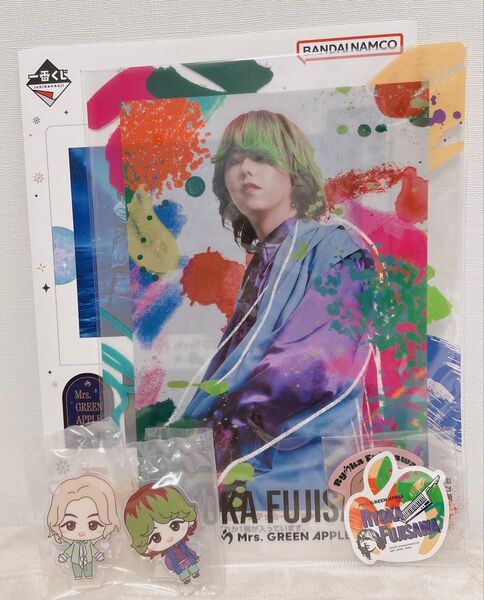 Mrs. GREEN APPLE 一番くじ D賞 アクリルスタンド アクスタ F賞 クリアファイル&ステッカー 藤澤涼架