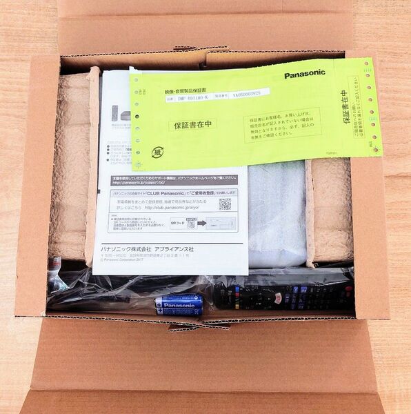【新品】Panasonic パナソニック ブルーレイプレーヤー 4Kアップコンバート対応 DMP-BDT180-K ネット動画