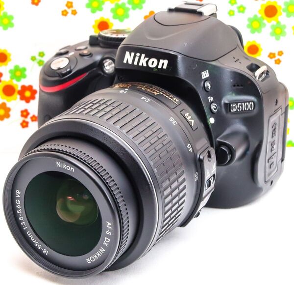 ニコン Nikon D5100☆スマホに送れる!☆一眼レフ☆人気機種!☆自撮り可