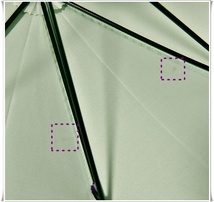 ◆【高級】絹100％ UV加工 晴雨兼用 日傘◆『世界遺産の 富岡シルク 使用生地』◆アンティーク調 細巻◆_画像10